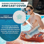 Cast Protector Adult Full Arm (A31), Waterproof & Reusable for Pool, Bath, & Shower, covers Hand, Wrist, Elbow, & Upper Arm - Made in USA