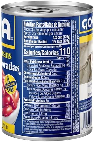 Goya Foods Red Kidney Beans, 15.5 Ounce (Pack of 8)