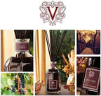 Dr. Vranjes - Rosso Nobile 500 ml Refill + Double Pack of Black Sticks (3 Pieces Bundle) - Luxury Home Fragrance, Made in Italy, Main Scent Fruity: Orange, Strawberry and Red Berries, Birch
