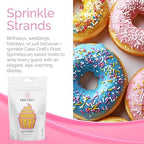 Cake Craft Sprinkles – 3-Pack (100g Each) | Decorating Cakes, Cupcakes, Cookies & More | Yellow – Jimmies