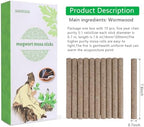 Moxa Sticks Natural Mugwort Rolls Pure Handmade 3-Years Purity Wormwood for Moxibustion （10 per Box）
