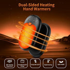 Hand Warmers Rechargeable 2 Pack, Electric Hand Warmer, 24Hrs Long Lasting Magnetic Reusable Hand Warmers with 3 Heat Settings, Portable Pocket Heater, for Men, Women, Camping, Hunting, Golf, Ski