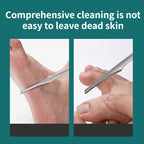 Professional Pedicure Kit - 6-Pack Stainless Steel Foot Files & Callus Removers - Dead Skin Scraper for Men & Women - Durable Foot Care Tools for Hard Skin Removal