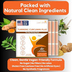 Live To Shine Turmeric Curcumin Topical Patches with Ginger, Boswellia & Holy Basil – Easy Plant-Based Alternative to Pills – 30-Day Supply – Vegan, Clean, USA Made