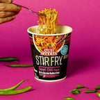 Nissin Cup Noodles Stir Fry Noodles in Sauce, Sweet Chili, 2.89 Ounce (Pack of 6)