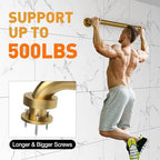 Shower Grab Bar,23.4 Inch Anti Slip Brushed Gold Stainless Steel Grab Bars for Bathtubs and Showers, Bathroom Grab Bar,Safety Shower Handle,Handicap Elderly Injury Senior Assist Bath Handle