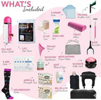 BBL Plus Post Surgery Supplies Kit with SurgiSupport | 34-Piece After Surgery Recovery Set with Lipo Foam, ABD Pads, BBL Backrest Pillow & More