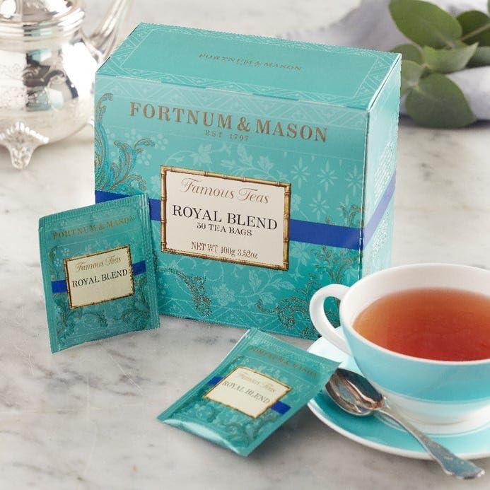 Fortnum and Mason Royal Blend Tea Bundle - 3 Boxes of 50 Tea Bags (Count - 150)
