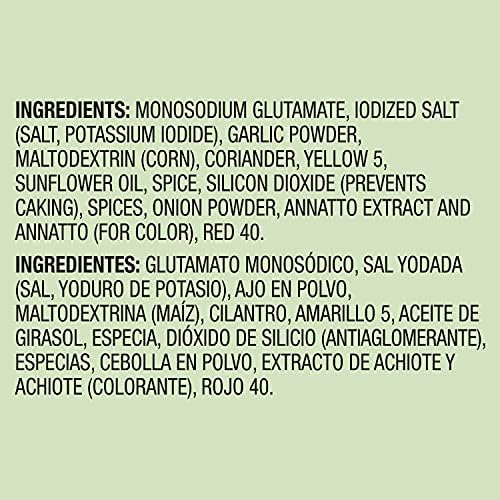 Knorr Sazón Flavorful Seasoning for Sauce, Meat, Poultry, Fish, Seafood, Stews, Rice, Beans, and Other Dishes Cilantro and Achiote No Artificial Flavors 5.6 oz, 32 Count