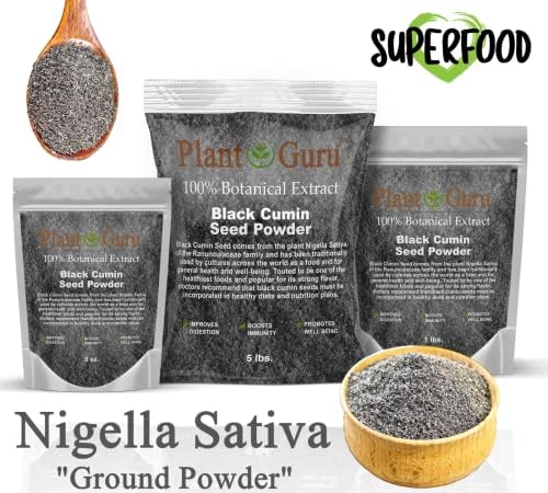 Black Cumin Seed Powder Ground 2 lbs. Bulk - Nigella Sativa - Kalonji 100% Pure Natural Herb Spice.