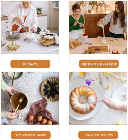 Zerodeko 90pcs High-temperature Resistant Cake Cups Muffin Liners Natural Color Coffee White Non-stick Baking Wrappers for Oven Household Kitchen Use