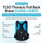 Comfyorthopedic TLSO Thoracic Full Back Brace L0456/L0457 – Medical Grade Upper & Lower Spine Support with Back Compression for Scoliosis, Kyphosis & Post-Surgery Pain Relief, Men & Women