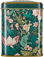 New English Teas Victorian Garden Tea Tin with 40 English Breakfast Teabags, Inspired by Embroidery & Textile Styles