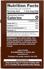 NOW Foods, Pau D'Arco Tea, A Traditional Herbal Experience, Overall Wellness, Premium Unbleached Tea Bags with No-Staples Design, 24-Count