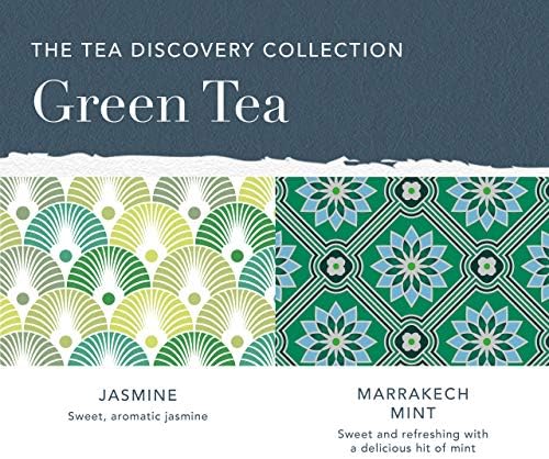 Whittard of Chelsea - Tea Discoveries, A Taste of Tea - Gift Box Includes - 4 Black Teabags, 3 Green Tea Bags & 1 Oolong Tea Bag (8 Teabags, 1 Box)