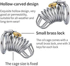 Breathable Cock Cage Metal Chastity Device for Men Chastity Cage Lightweight Sexual Wellness Locked Cage Sex Toys for Men Sweater v3