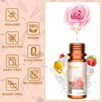 Food Flavoring Oil - 18 Flavors Candy Flavoring, Concentrate Flavor Extract for Baking, Lip Gloss, Drinks, Cooking, Soap - Water & Oil Soluble - 0.25 Fl Oz/Bottles
