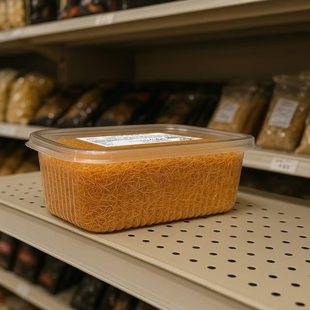 7.06 oz (200 gr) Roasted Chopped Kataifi Shredded Filo Dough – Kadayif for Dubai Chocolate Bar, Kunafa Pastry, Kanafeh Shredded Wheat, Dubai Chocolate Filling Ingredient