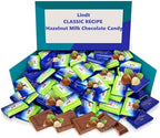 Hazelnut Milk Chocolate Pieces approx 55 Bars of Fine Individually Wrapped Premium Chocolate Candy, Easter Basket Filler & Gift Arrangement Essential