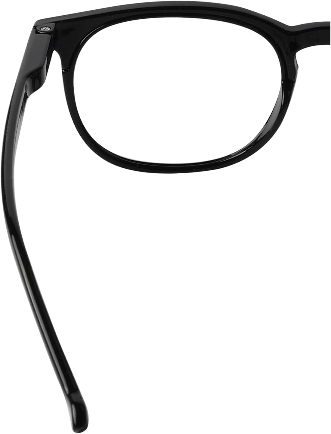 (Must Buy Both Eye) Black-Left Eye +1.00 Reading Glasses Different Strength Each Eye Retro Readers