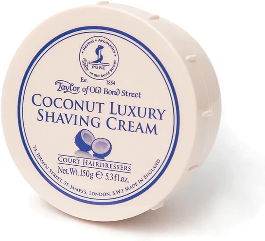Taylor of Old Bond Street Shaving Cream Bowl, Coconut, 5.3 Ounce 01016