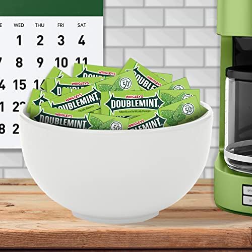 DOUBLEMINT WRIGLEY'S DOUBLEMINT Chewing Gum Bulk Pack, 5 Stick (Pack of 40)