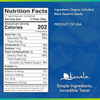 Kevala Organic Black Tahini - Gluten Free Black Sesame Paste (12 Oz (Pack of 3))