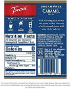Torani Sugar Free Syrup, Caramel, 25.4 Fl Oz, (Pack of 4)