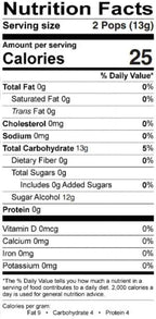 Zolli KETO Pops Sugar Free Lollipop Candy, Vegan, Gluten-Free, Diabetic-Friendly, 5.2oz Resealable Pouch