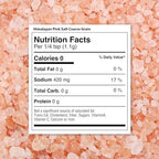The Spice Lab Himalayan Salt - Coarse 1 Pound - Pink Himalayan Salt is Nutrient and Mineral Dense for Health - Gourmet Pure Crystal Kosher & Natural Certified