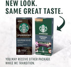 Starbucks by Nespresso Original Line Dark Roast Espresso, 50-count Espresso Pods