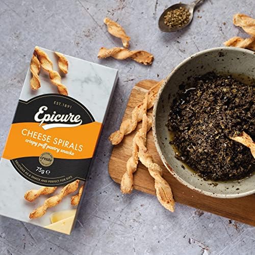 Epicure Cheese Spirals 75 g (Pack of 10)