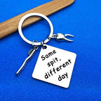 Dentist Keychain Funny Dental Hygienist Gift Same Spit Different Day Gift Future New Dentist Keyring Gift Dentist Doctor Nurse Gifts Dentist Retirement Graduation Birthday Gift for Men Women