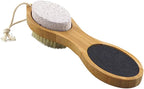 Exfoliating Foot Scrub Brush, 4 in 1 Foot Care Tool Multi Use Foot Scrubber for Removes Dead Skin, Cleans & Massages Men Women Home & Pedicure