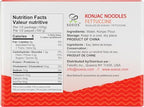 Soeos Konjac Noodles, Fettuccine Pasta, 8.8 oz (250g)*6 Pack, Low Calorie, Low Carb, Keto and Paleo Friendly Shirataki Noodle, Gluten-Free, Fat Free, Sugar Free, Vegan