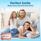 Snap on Veneers for Women & Men | Tooth Replacement Dentures Top & Bottom Fake Teeth | Nature and Comfortable