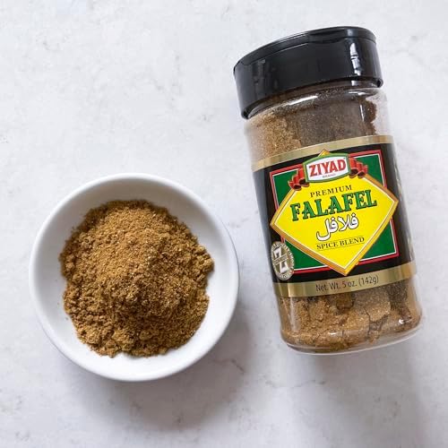 Ziyad Shaker Premium Falafel Spice Blend, Flavorful, Salt-Free, Vegan, Vegetarian, No Colors, No Additives, No Preservatives, 5oz