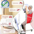 Sit to Stand Sling for Patient Standing or Lifting,Padded Patient Lift Sling Stand Assist to Transferring and Raising for Elderly-SWL500lbs (Red, Medium)
