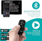 Bluetooth Remote Control for Teleprompter，Compatible ONLY with Desview Teleprompters（Battery Not Included）