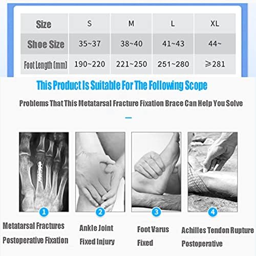 HUANGJUN Foot Drop Orthosis Drop Foot Support Brace Ankle Brace Ankle Splint for Sprains, Tendonitis,A/Left,M, B/Right