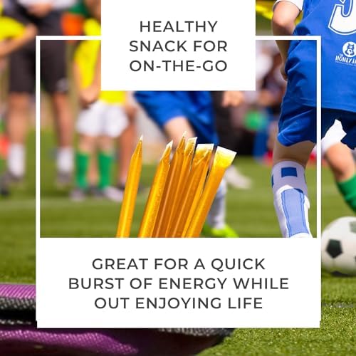 The Honey Jar Plain Honey Sticks - Pure Honey Straws For Tea, Coffee, or a Healthy Treat - One Teaspoon of Flavored Honey Per Stick - Made In The USA with Real Honey - (100 Count)