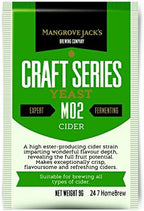 10x Mangrove Jack's Yeast Cider M02 Craft Series Yeast 9g Treats 23L
