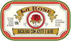 La Rose from Portugal - Gourmet Canned Codfish with Olive oil and Garlic - 4.23oz / 120gr (Pack of 5 cans)