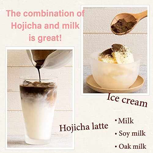 ORGANIC Hojicha Roasted Green Tea Powder [100g/3.5oz] Premium culinary grade from Shizuoka Japan | Japanese Tea KIMIKURA