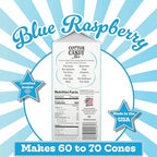 Premium America Blue Raspberry Cotton Candy Floss Sugar Carnival-Style Fluffy Fun, Pre-Mixed & Ready to Use for Parties, Events & Festivals 3.25 lb Cartons Case of 3