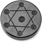 Top Plaza 7 Chakra Healing Crystals Kit Sacred Geometry Platonic Solids Crystals Reiki Tumbled Stones Set Lucky Decoration W/Black Obsidian Stand
