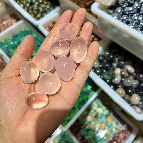 Meditation Home Natural Pink Roses Quartz Crystal Stone Gravel Beads Rock Chip Beads Lucky Healing Natural Stone and Minerals Health Decoration (Size : 100g)