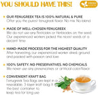 FreshDrinkUS, Premium 75 Fenugreek Tea Bags, 100% Natural & Pure from Fenugreek. Fenugreek Herbal Tea. Made with Natural Material Tea Bags. No Sugar, No Caffeine, No Gluten, Vegan.