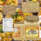 Rani Chat Masala (14 Spice Seasoning Salt) Tangy Indian Seasoning 20oz (1.25lbs) 570g PET Jar ~ All Natural | No MSG | Vegan | No Colors | Gluten Friendly | NON-GMO | Kosher | Indian Origin