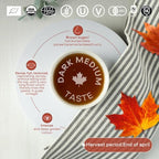 Escuminac Organic Canadian Maple Syrup – Great Harvest, Medium Rich Taste, 33.8 fl oz Family Size Bottle – 100% Pure, Grade A, Single Origin from Quebec